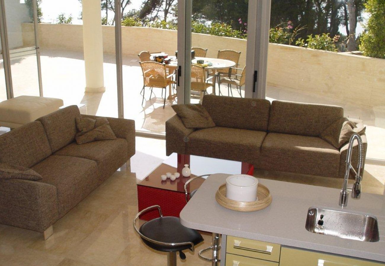 Villa à La Herradura - Belle villa de 3 chambres avec vue et piscine chauffée