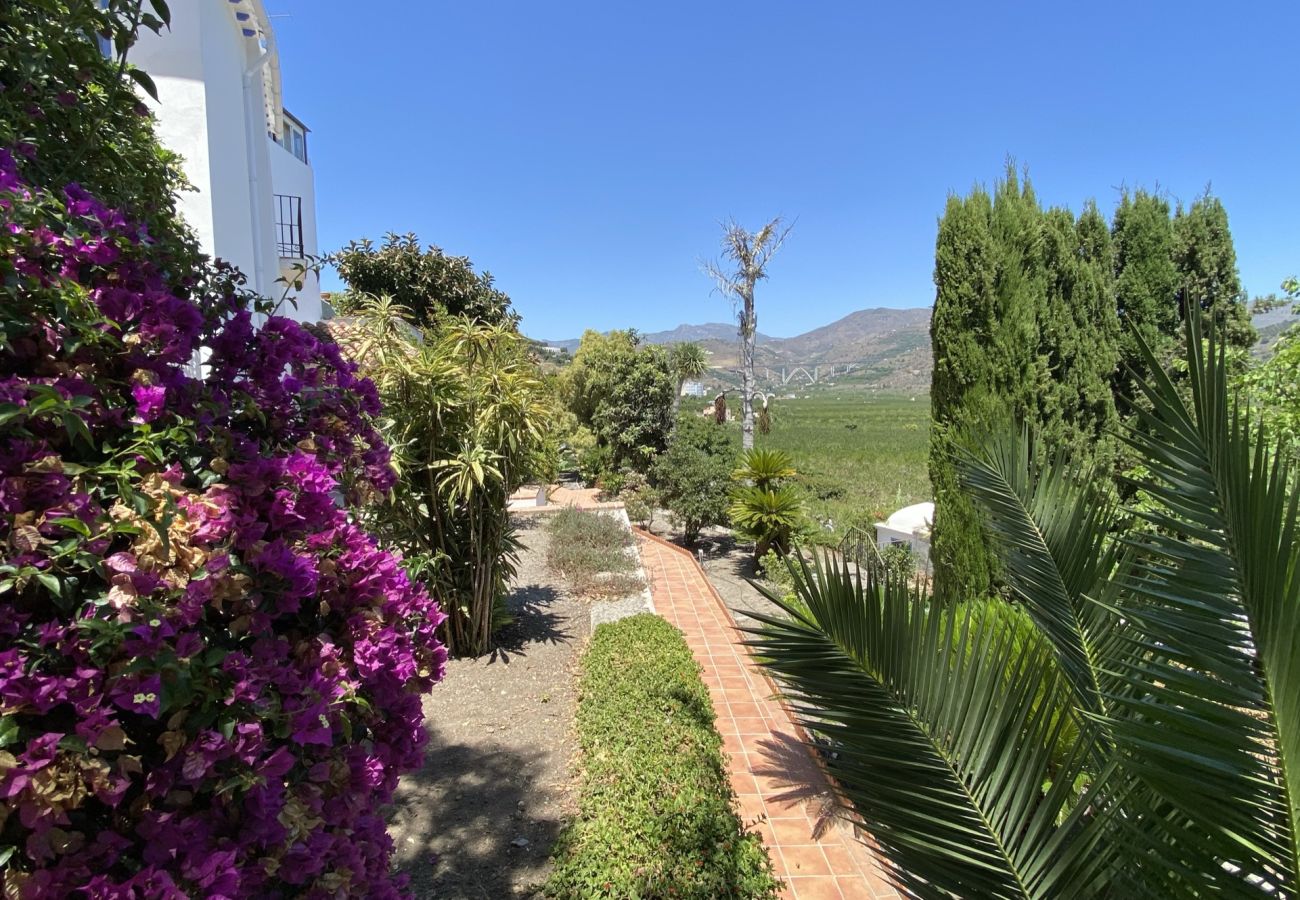 Villa à Almuñecar - Superbe villa de 6 lits avec piscine privée et vue sur la mer.